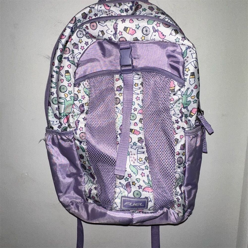 Fuel Unicorn Sweets Kids Backpack Multicolor Medium with Compartments